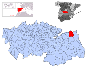 Localisation de Villarrubia de Santiago