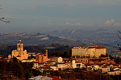 Skyline of Sommariva Perno