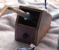 Electric wood box vaporizer