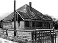 Stolpboerderij op Nes 40 in 1956