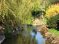 Zusammenfluss der Berlebecke (rechts) mit der Wiembecke