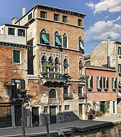 La maison du Tintoret sur le Fondamenta dei Mori