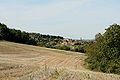 Le bourg à flanc de coteau