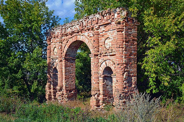 169. Ворота усадьбы «Каменка», Калинино, Пензенский район, Пензенская область Автор — OEliseeva