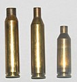 Left to right - .223 Rem, .17 Rem, .17 Fireball cases