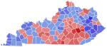 1984 United States Senate election in Kentucky results map by county.svg