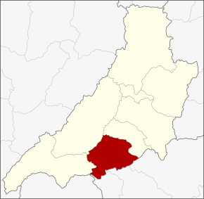 Amplasarea districtului în provincia Phrae