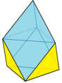 Pirámide trigonal giroelongada