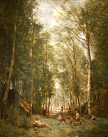 Bacchanale de printemps Camille Corot, 1872 Musée des beaux-arts de Boston[8]