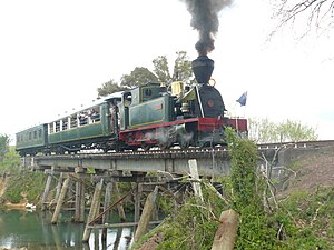 Bay de Islands Vintage Railway - Sankta Gabrielo sur Numero 5 Bridge.JPG