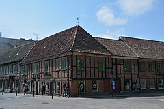 Bergmanska huset sett från Bredgatans östra trottoar