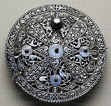Brooch from the Pentney Hoard, in the Trewhiddle style. Brit Mus 17sept 005-crop.jpg