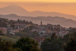 Skyline of Castelleone di Suasa