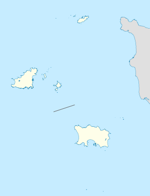 Location map of the Channel Islands