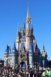 Cinderella Castle, the icon of Magic Kingdom