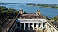 Hooghly River view from clock tower of Imambara