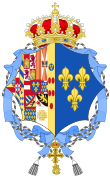 Description de l'image Coat of arms of Princess Anne, Dowager Duchess of Calabria.svg.