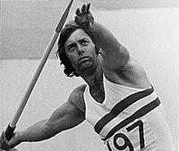 Dave Travis, EM-Neunter 1969 schied mit 72,32 m in der Qualifikation aus