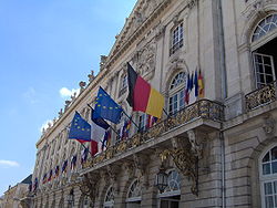 La façade de l'Hôtel de Ville, place Stanislas