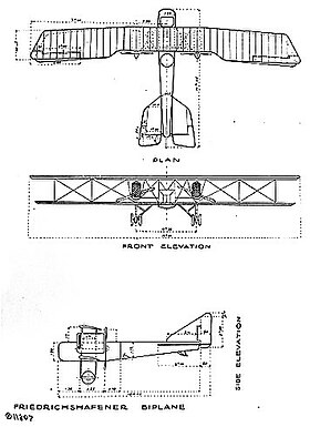 vue en plan de l’avion