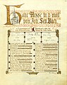 Eintrag im Ehrenbuch des Gesangsvereins Frohsinn St.Gallen