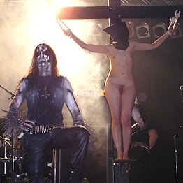 Concierto de Gorgoroth en 2008.