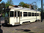 Eerste nieuwe naoorlogse type motorwagen 215 (gebouwd in 1948 door Werkspoor), met Zwitserse installatie.