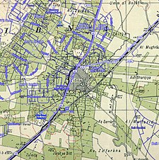 Серия исторических карт Йибны (1940-е годы с современным наложением) .jpg