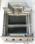 St Dunstan’s Church memorial, Cranbrook, by Hitch