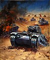 INF3-22 Tank battle Artist Krogman 1939-1946.jpg