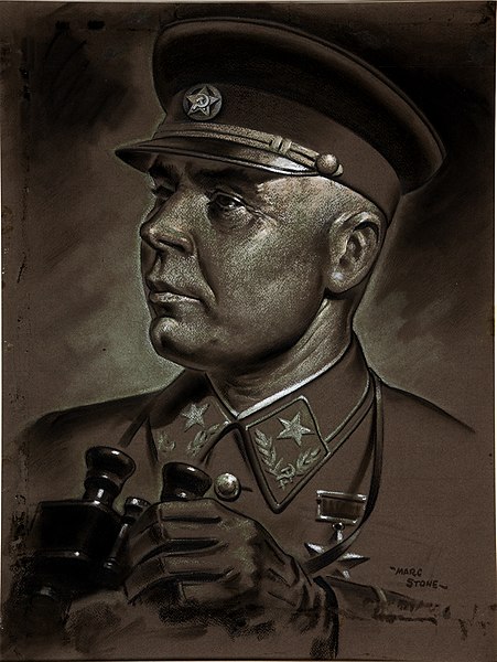 Imachen:INF3-84 Marshal Semyon Timoshenko Artist Marc Stone.jpg