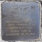 Stolperstein für Katinka Adler