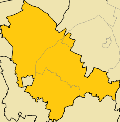 Location map Lakatamia municipality with quarters