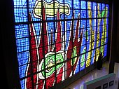 Stained-glass window at the Central University of Venezuela, 1954