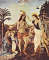 Verrocchio and Leonardo, The baptism of Christ, Florence