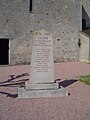 Le monument aux morts.