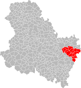 Localisation de Communauté de communesdu canton d'Ancy-le-Franc