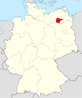 Localização de Müritz na Alemanha