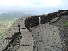 Wall fortification of Lohagad