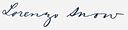 Firma de Lorenzo Snow