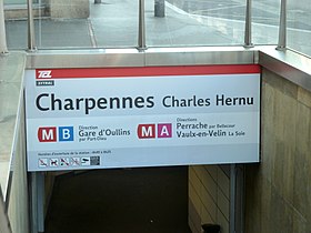 Image illustrative de l’article Charpennes - Charles Hernu (métro de Lyon)