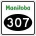 Provincial Road 307 marker