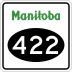 Provincial Road 422 marker