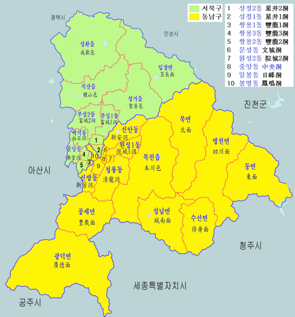 Map Cheonan City District-new.png