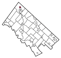 Map of East Greenville, Montgomery County, Pennsylvania Highlighted.gif