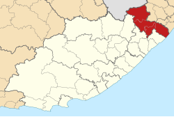 Location in the Eastern Cape