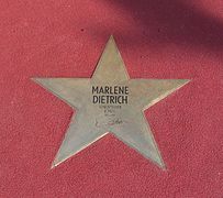 Étoile de Marlene Dietrich.