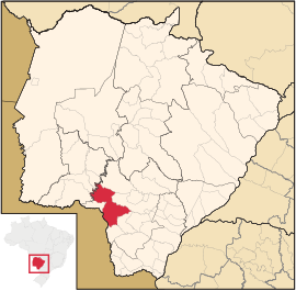 Lage von Ponta Porã in Mato Grosso do Sul