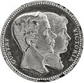 King Gustav V and Queen Victoria wedding (obverse)