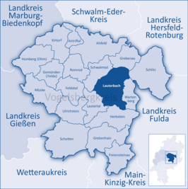 Kaart van Lauterbach